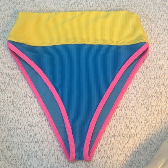 Beach Riot Emmy Wren Colorblock Bikini Bottom - Picture 4 of 4